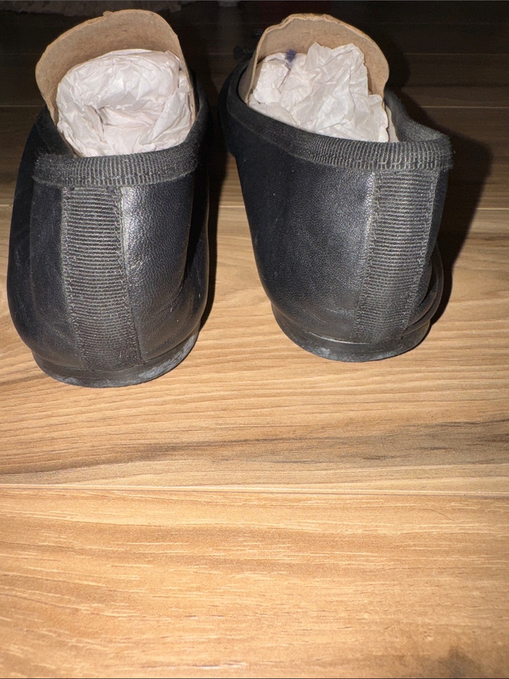 J. Crew Black Leather Ballet Flats with Bow - Picture 13 of 13